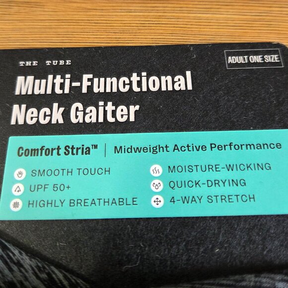 Turtle Fur Tube Neck Gaiter Comfort Stria- Outdoor Active - Picture 4 of 6